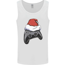 Christmas Video Game Controller Gaming Joypad Mens Vest Tank Top White