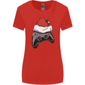 Christmas Video Game Controller Gaming Joypad Womens Wider Cut T-Shirt Red