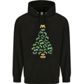 Christmas Video Game Controller Tree Joypad Xmas Childrens Kids Hoodie Black