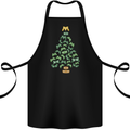 Christmas Video Game Controller Tree Joypad Xmas Cotton Apron 100% Organic Black