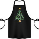 Christmas Video Game Controller Tree Joypad Xmas Cotton Apron 100% Organic Black