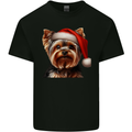Christmas Yorkshire Terrier Dog Xmas Yorkie Kids T-Shirt Childrens Black