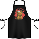 Christmas Yorkshire Terrier Xmas Yorkie Dog Cotton Apron 100% Organic Black