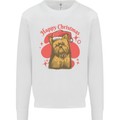 Christmas Yorkshire Terrier Xmas Yorkie Dog Kids Sweatshirt Jumper White