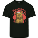 Christmas Yorkshire Terrier Xmas Yorkie Dog Kids T-Shirt Childrens Black