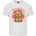 Christmas Yorkshire Terrier Xmas Yorkie Dog Kids T-Shirt Childrens White