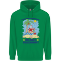 Christmas in July Summer Santa Clause Beach Childrens Kids Hoodie Irish Green