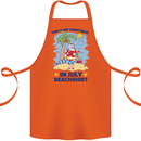 Christmas in July Summer Santa Clause Beach Cotton Apron 100% Organic Orange