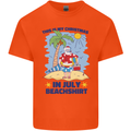 Christmas in July Summer Santa Clause Beach Kids T-Shirt Childrens Orange