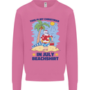 Christmas in July Summer Santa Clause Beach Mens Sweatshirt Jumper Azalea