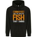 Chub Worst Fish That Swims Funny Fishing Mens 80% Cotton Hoodie Black