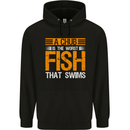 Chub Worst Fish That Swims Funny Fishing Mens 80% Cotton Hoodie Black