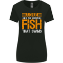 Chub Worst Fish That Swims Funny Fishing Womens Wider Cut T-Shirt Black