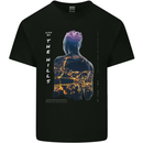 City Lights & Mountains Double Exposure Kids T-Shirt Childrens Black