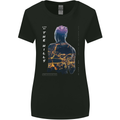 City Lights & Mountains Double Exposure Womens Wider Cut T-Shirt Black