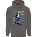 City is My Ramp Skateboarding Skateboard Mens 80% Cotton Hoodie Charcoal