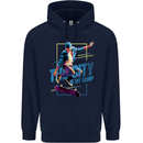 City is My Ramp Skateboarding Skateboard Mens 80% Cotton Hoodie Navy Blue