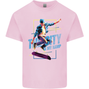 City is My Ramp Skateboarding Skateboard Mens Cotton T-Shirt Tee Top Light Pink