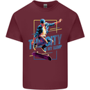City is My Ramp Skateboarding Skateboard Mens Cotton T-Shirt Tee Top Maroon