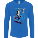 City is My Ramp Skateboarding Skateboard Mens Long Sleeve T-Shirt Royal Blue