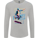City is My Ramp Skateboarding Skateboard Mens Long Sleeve T-Shirt Sports Grey