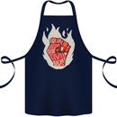 Civil Rights Black Lives Matter LGBT Equality Cotton Apron 100% Organic Navy Blue