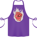 Civil Rights Black Lives Matter LGBT Equality Cotton Apron 100% Organic Purple