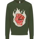Civil Rights Black Lives Matter LGBT Equality Kids Sweatshirt Jumper Forest Green