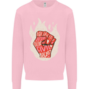 Civil Rights Black Lives Matter LGBT Equality Kids Sweatshirt Jumper Light Pink