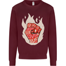 Civil Rights Black Lives Matter LGBT Equality Kids Sweatshirt Jumper Maroon