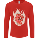 Civil Rights Black Lives Matter LGBT Equality Mens Long Sleeve T-Shirt Red