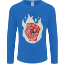 Civil Rights Black Lives Matter LGBT Equality Mens Long Sleeve T-Shirt Royal Blue