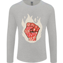 Civil Rights Black Lives Matter LGBT Equality Mens Long Sleeve T-Shirt Sports Grey