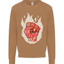Civil Rights Black Lives Matter LGBT Equality Mens Sweatshirt Jumper Caramel Latte