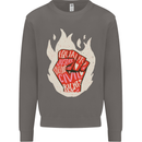 Civil Rights Black Lives Matter LGBT Equality Mens Sweatshirt Jumper Charcoal