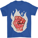 Civil Rights Black Lives Matter LGBT Equality Mens T-Shirt 100% Cotton Royal Blue