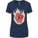 Civil Rights Black Lives Matter LGBT Equality Womens Wider Cut T-Shirt Navy Blue