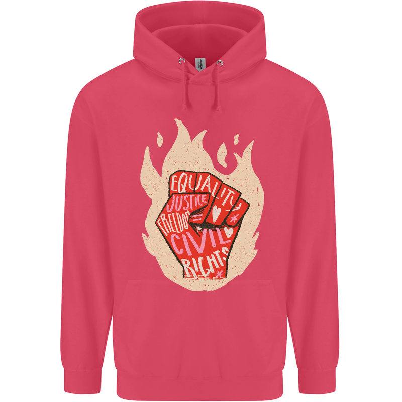 Civil Rights Black Lives Matter LGBT Freedom Childrens Kids Hoodie Heliconia