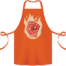 Civil Rights Black Lives Matter LGBT Freedom Cotton Apron 100% Organic Orange