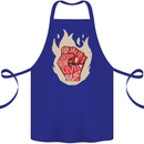 Civil Rights Black Lives Matter LGBT Freedom Cotton Apron 100% Organic Royal Blue