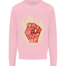 Civil Rights Black Lives Matter LGBT Freedom Kids Sweatshirt Jumper Light Pink