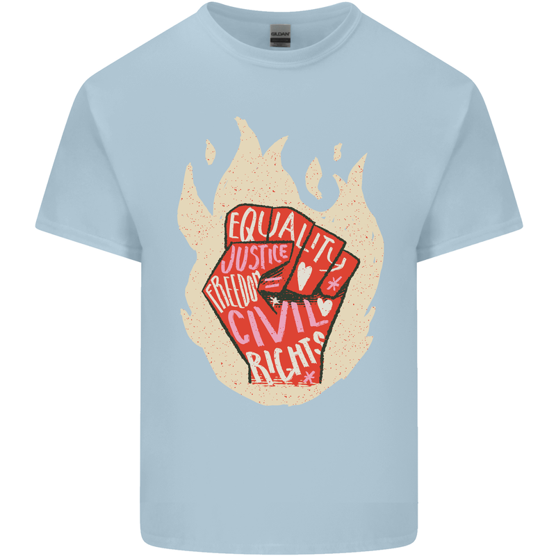Civil Rights Black Lives Matter LGBT Freedom Kids T-Shirt Childrens Light Blue