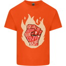 Civil Rights Black Lives Matter LGBT Freedom Kids T-Shirt Childrens Orange