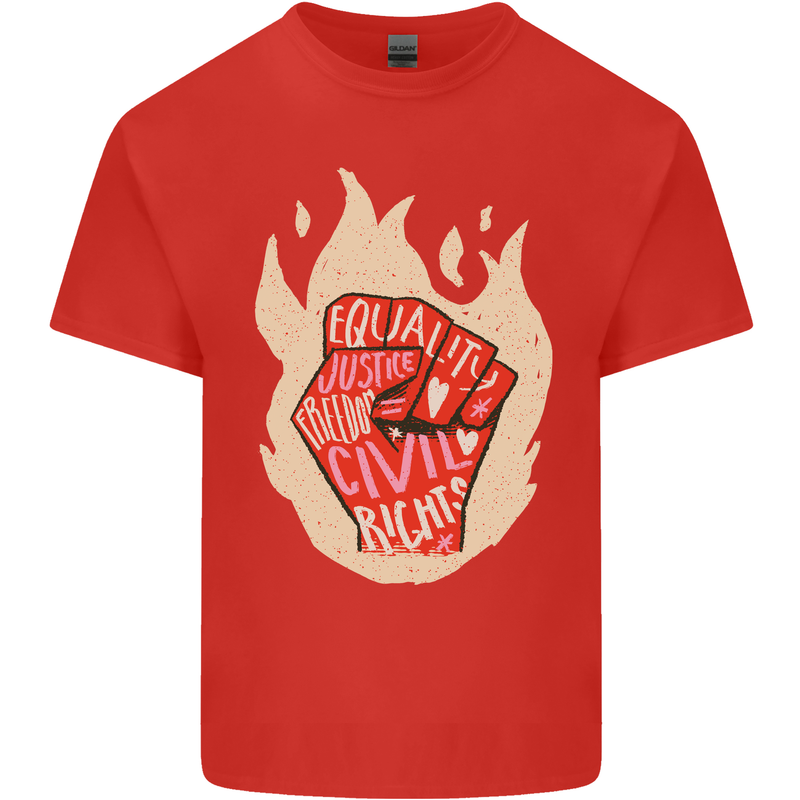 Civil Rights Black Lives Matter LGBT Freedom Kids T-Shirt Childrens Red