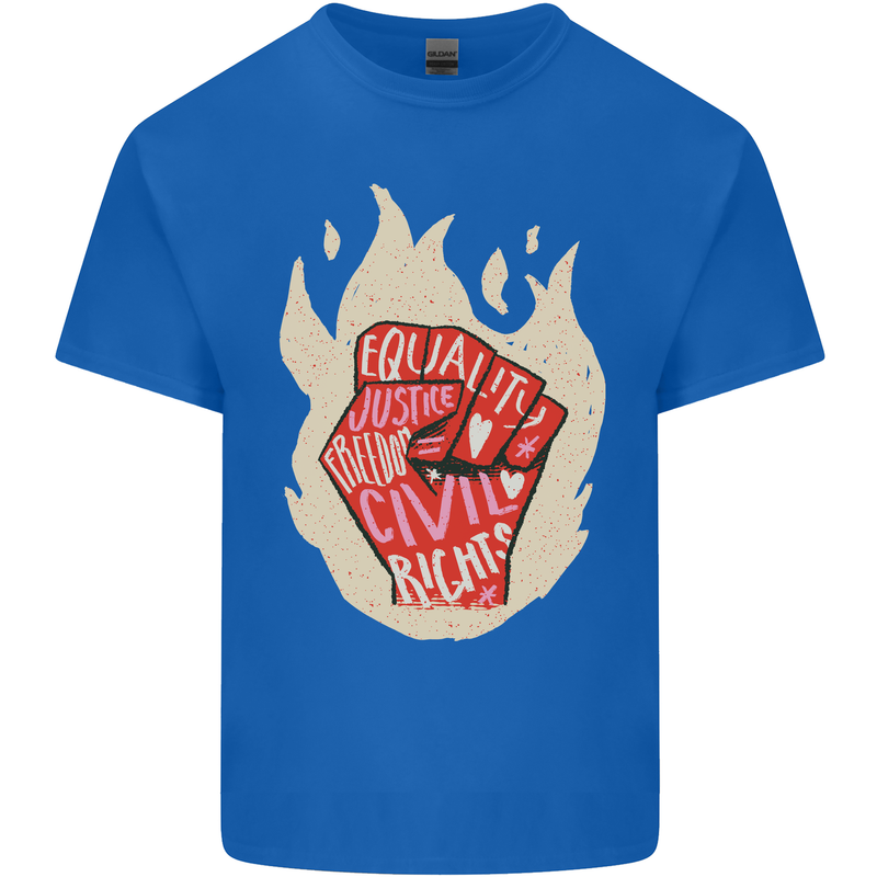 Civil Rights Black Lives Matter LGBT Freedom Kids T-Shirt Childrens Royal Blue