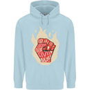 Civil Rights Black Lives Matter LGBT Freedom Mens 80% Cotton Hoodie Light Blue