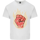 Civil Rights Black Lives Matter LGBT Freedom Mens Cotton T-Shirt Tee Top White