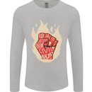 Civil Rights Black Lives Matter LGBT Freedom Mens Long Sleeve T-Shirt Sports Grey