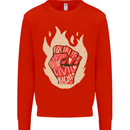 Civil Rights Black Lives Matter LGBT Freedom Mens Sweatshirt Jumper Bright Red