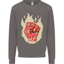Civil Rights Black Lives Matter LGBT Freedom Mens Sweatshirt Jumper Charcoal
